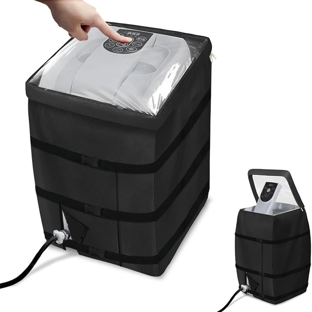 

Dustproof Cover Spa Heater Pump Cover Outdoor Equipment Protection Adjustable Brackets Environmental Shielding