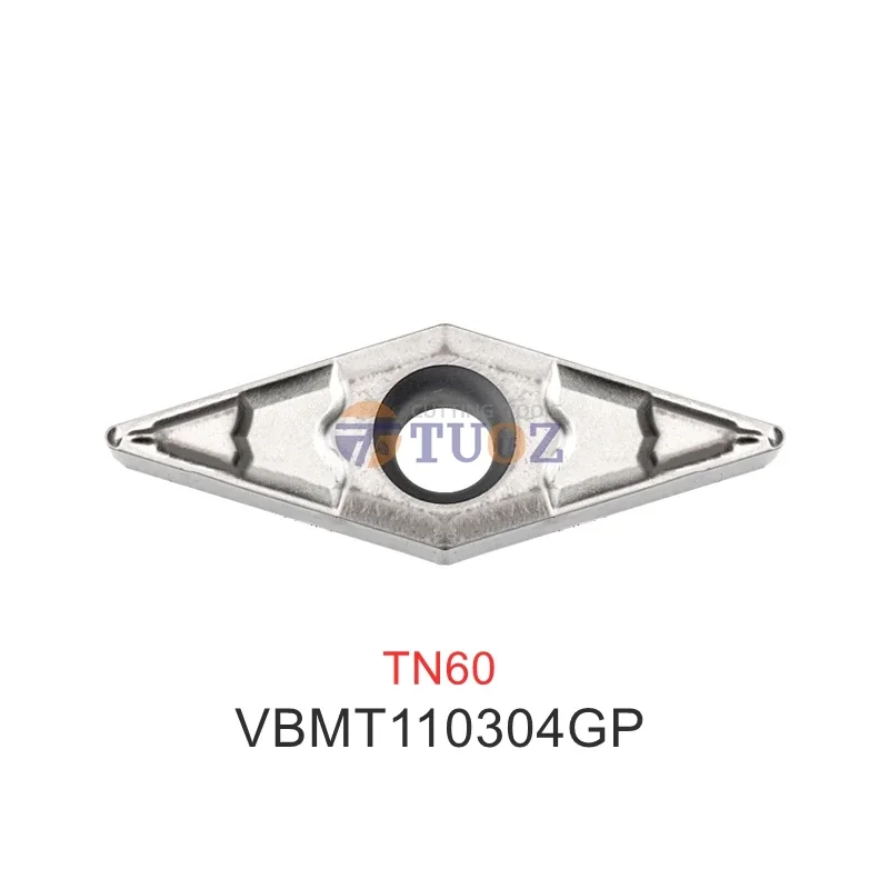 

VBMT110304GP TN60 100% Original VBMT110304-GP Ceramic Blade VBMT 110304 GP R0.4 CNC Lathe Cutter Tools Finish Machining