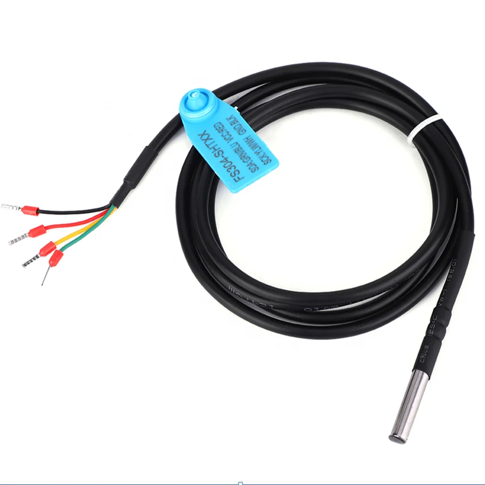 SHT3X Soil Digital Temperature And Humidity Sensor Probe Stainless Steel Housing Waterproof And Corrosion Resistant I2C SHT31