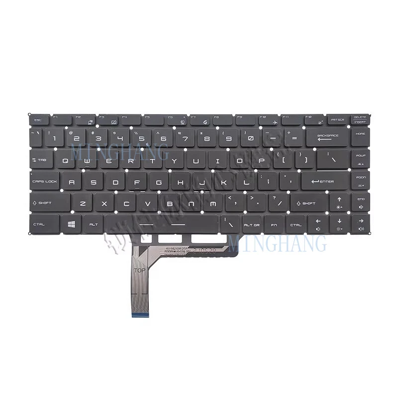 M   New For MSI GS65 Stealth GS65VR MS-16Q1 MS-16Q2 Keyboard US Per-Key RGB Backlit