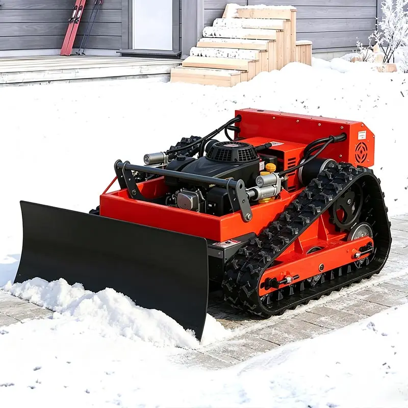 Snow Lawn Mower with Comfortable Seat  Canopy 26HP Easy Operation Lawn Tractor Mulching Collection Deck Adjustment for Park
