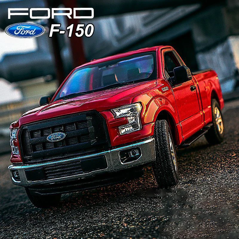 WELLY 1:24 Ford F150 Regular Cab Picku Alloy Car Diecasts & Toy Vehicles Car Model Miniature Scale Model Car Toy For Children