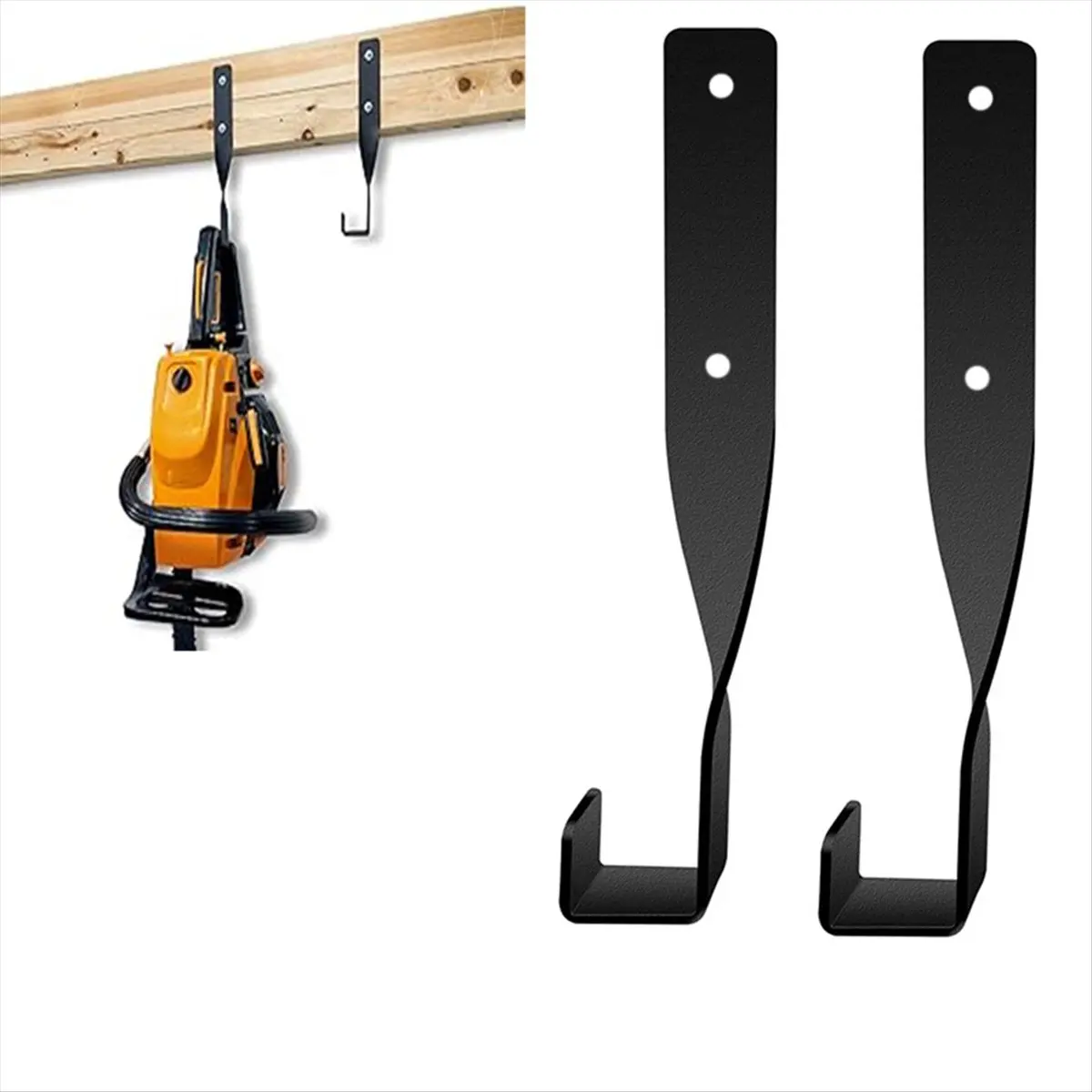 Chainsaw Wall Mount Holder Backpack Blower Rack Accessories 4PCS Heavy chain sawing storage rack Metal