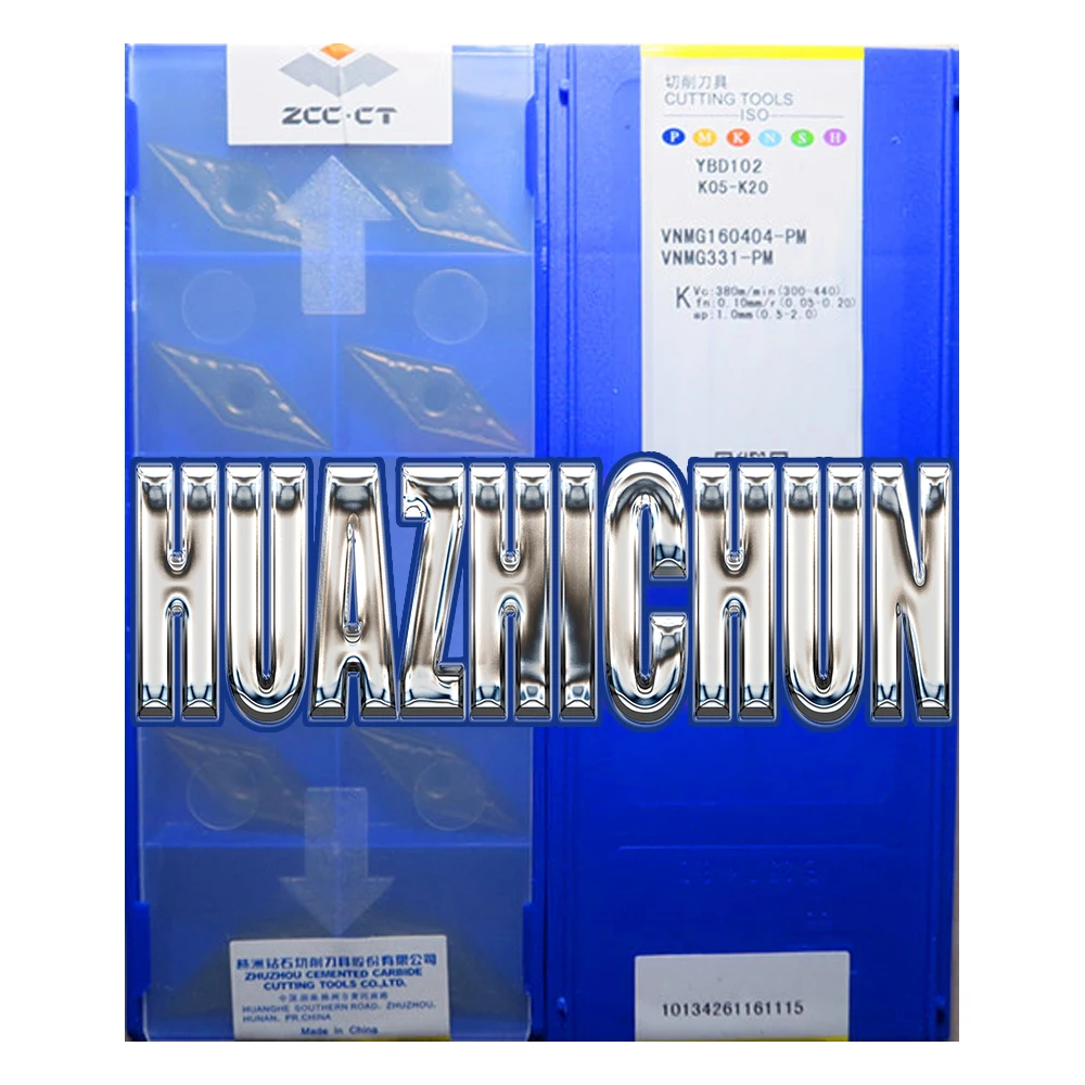 

HUAZHICHUN YBD102 152 VNMG160404-PM External Turning Tool Carbide Inserts CNC Metal Lathe Tools