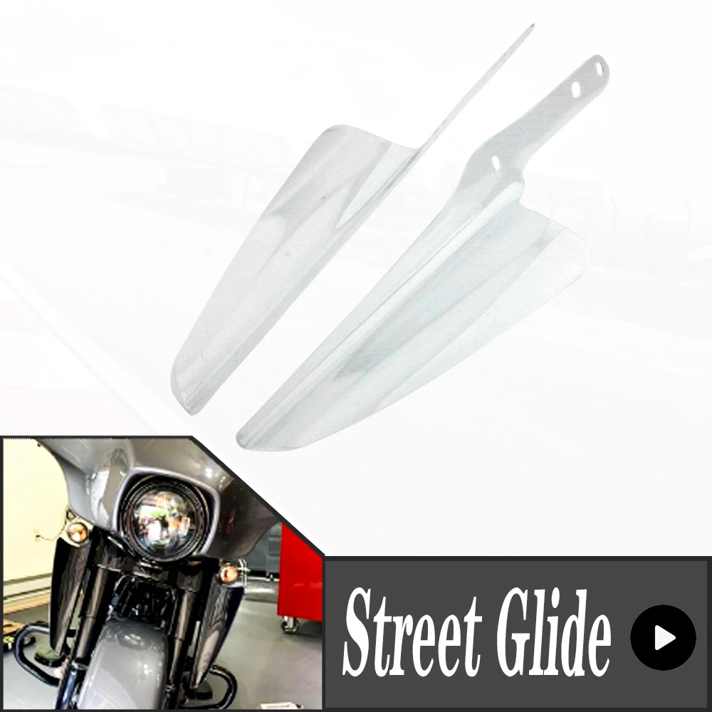 FOR Harley Street Glide FLHX 06-21 EFI FLHXI Special FLHXSv 14-21 Motorcycle Fork Front Wind Windshield Baffle Deflector Trim