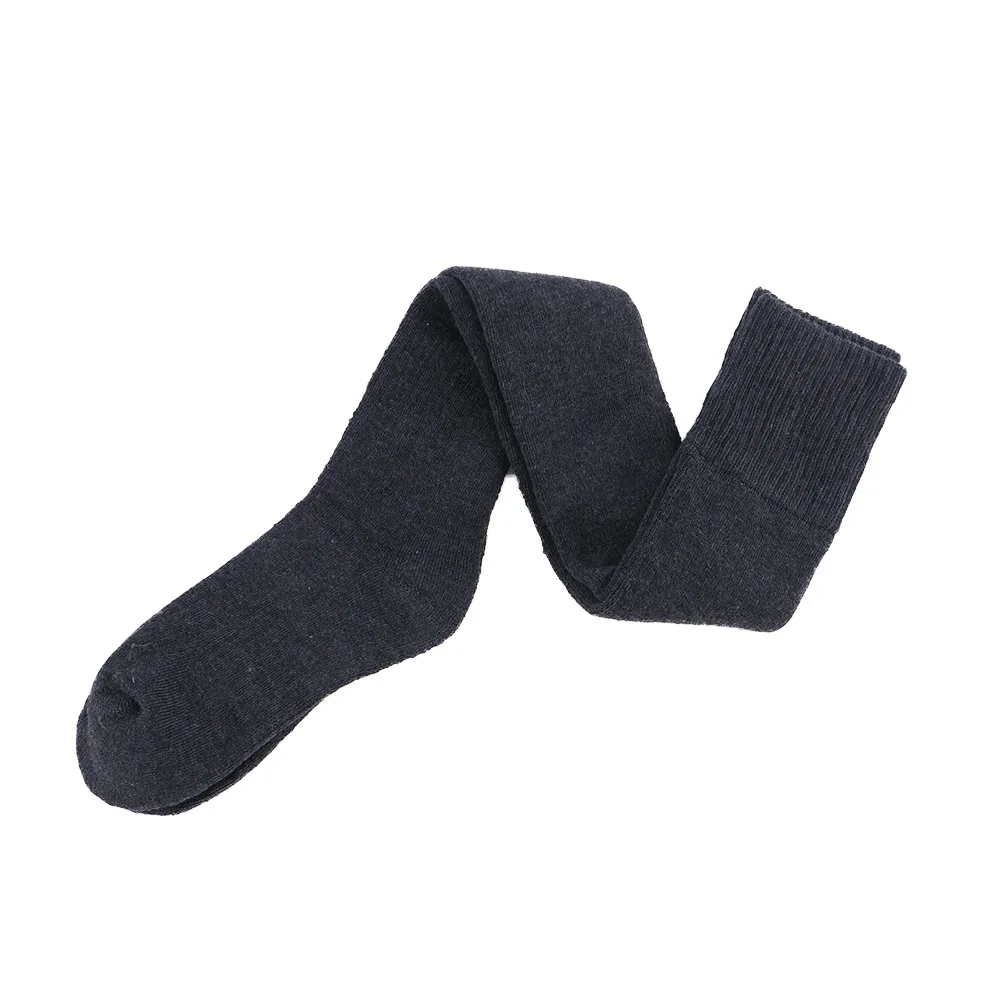 

Модные удобные хлопковые шерстяные сапоги, утепленные чулки JK, однотонные гольфы выше колена, женские длинные чулки