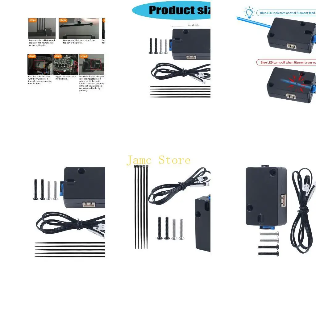 

LX0B Filament Runout Detection Sensory For K1C 3D Printer Accessories