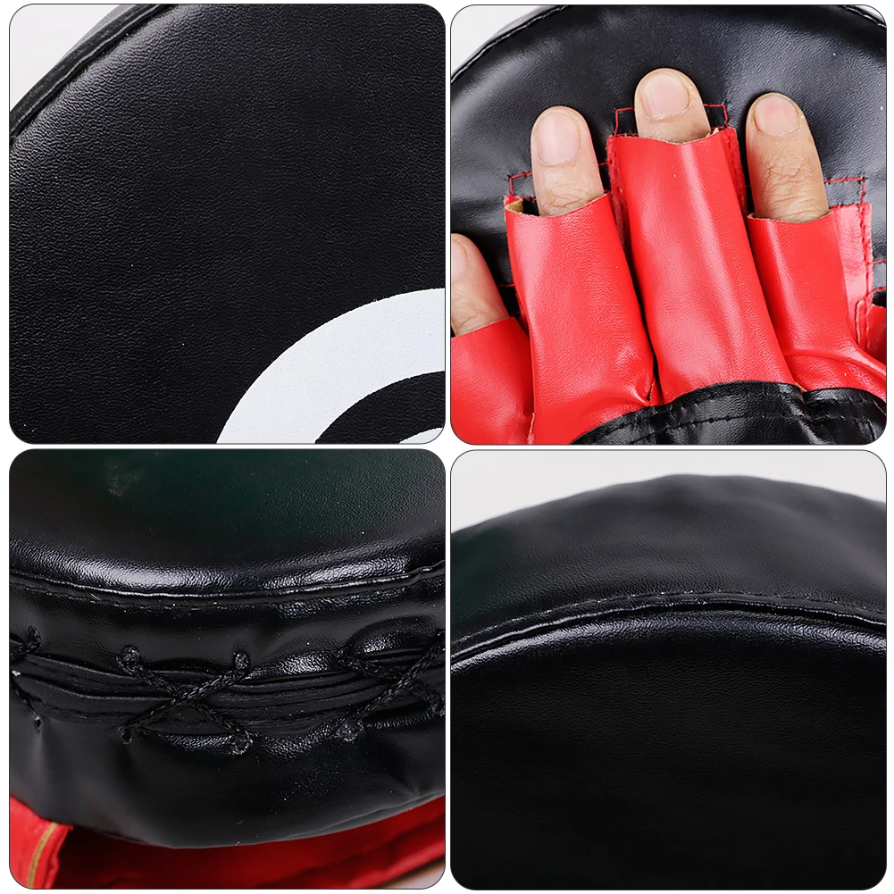 Curved Boxing Hand Target PU Leather Sanda Training Target Wear Resistant Boxing Training Pad Sports Training Equipment