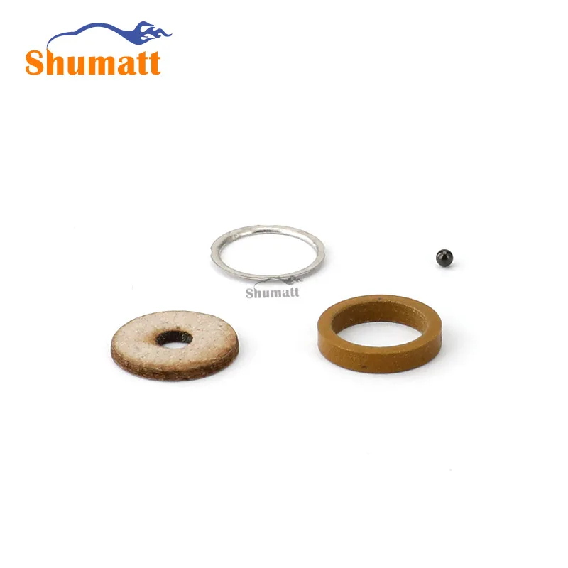 Shumatt F00VC99002 Fuel Injector Overhaul Kit Sealing Rings Black Ceramics Ball 1.5mm For Fuel Injector