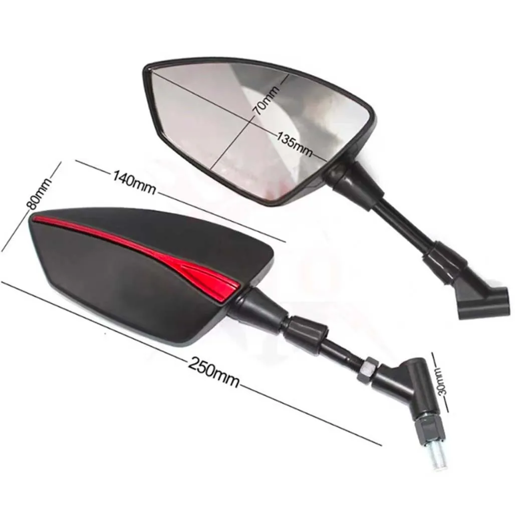 For Morini X Cape 650 handlebar rearview mirror blue anti-glare mirror motorcycle