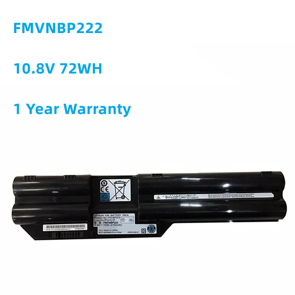 

FMVNBP222 FPCBP373 FPB0283 Laptop Battery For FUJITSU LifeBook T732 T734 T902 T901 Batteries FMVNBP222 10.8V 72Wh