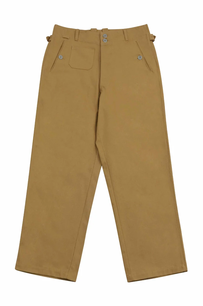 Pantalon de sable allemand DAK, Afrikakorps Tropical, Kriegsmarine, seconde guerre mondiale, GUTJ-002