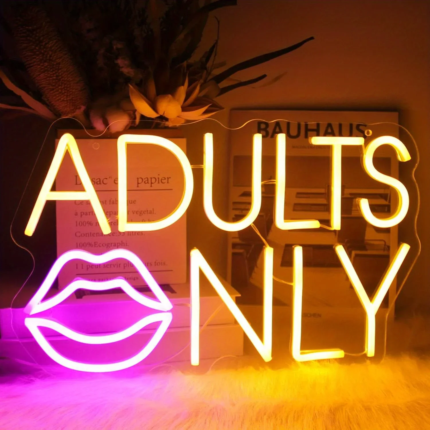 Adults Only Neon Sign Sexy Neon Light Neon Bar Sign Letter Neon Wall Sign Neon Signs for Bedroom Bar Man Cave Hotel Party Decor