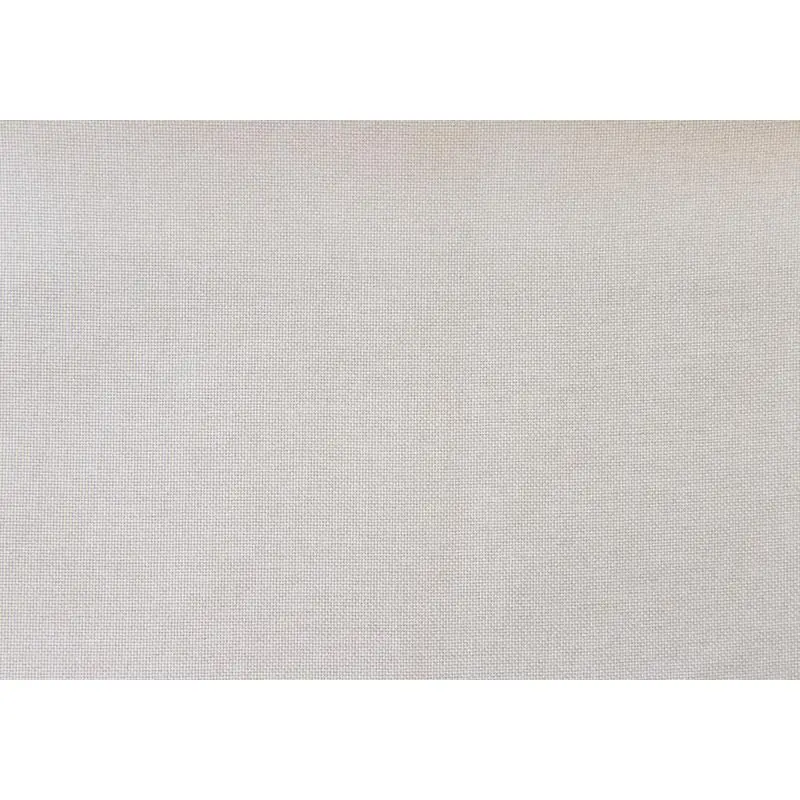 لوح رأسي للسرير مصنوع من الكتان باللون البيج بالحجم الكامل - تصميم انتقالي لغرفة النوم #4