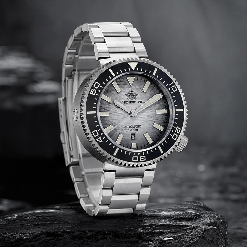 ADDIESDIVE Automatic Watches For Man 46mm Sapphire Glass 1000m Waterproof Luminous Watch Ceramic Bezel High-End Mechanical Watch