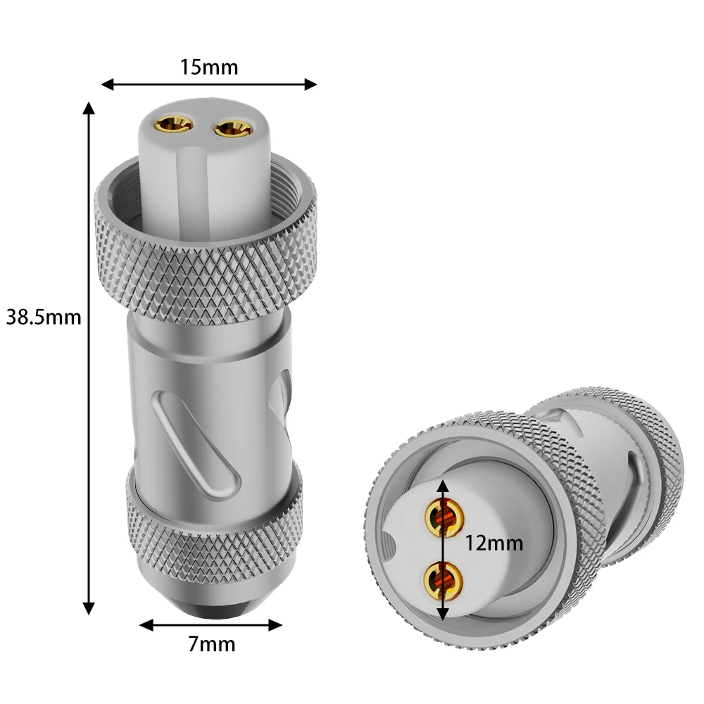 Monosaudio GX12 2Pin أنثى L88-93 مقبس الطيران الدائري التوصيل سلك لوحة موصل مع غطاء بلاستيكي موصل 5A 125 فولت