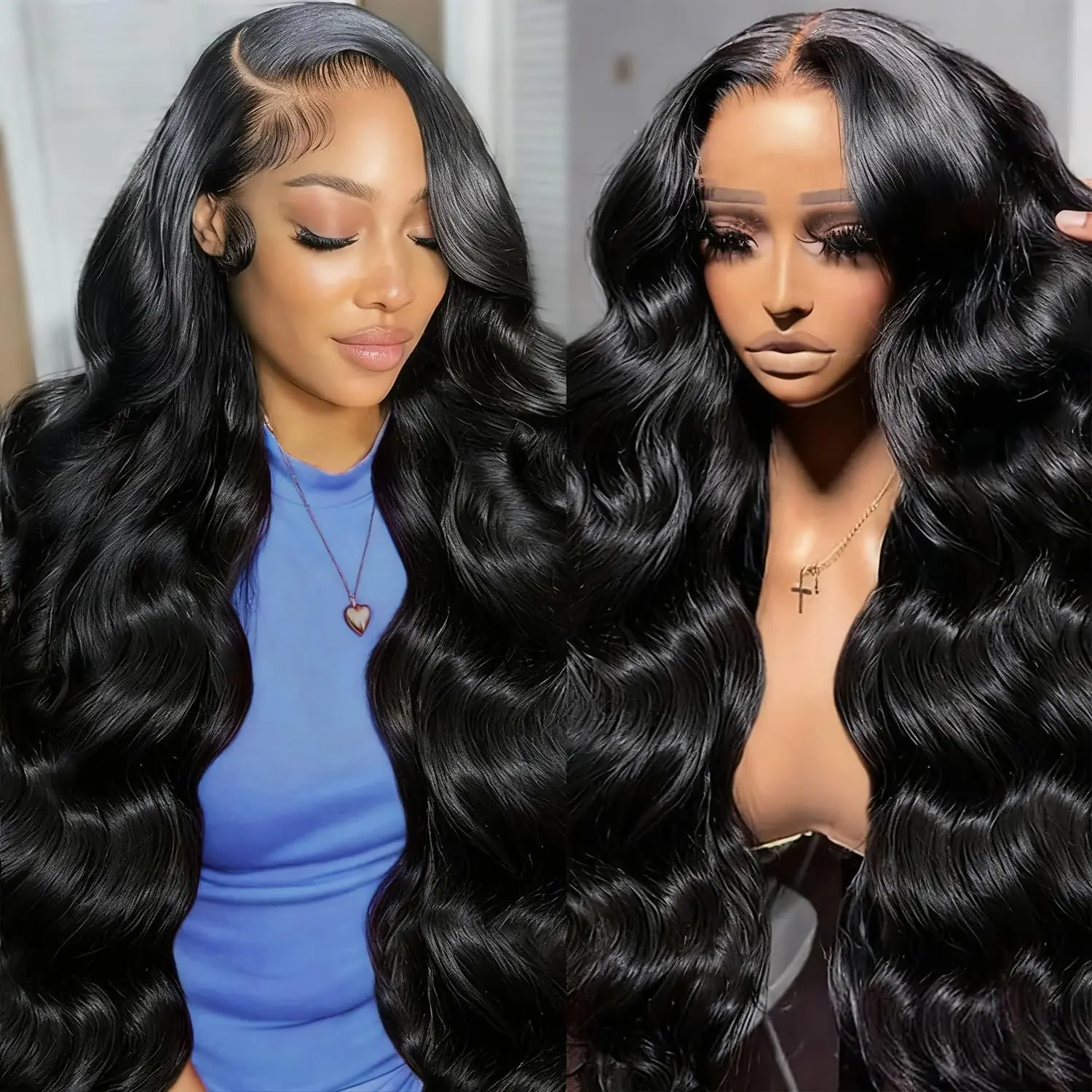 

Парик с прозрачной HD-основой 13x6, плотность 250, волнистый, 30-40 дюймов, 360 13x4 HD кружевной фронтальный парик из натуральных волос, предварительно выщипанный