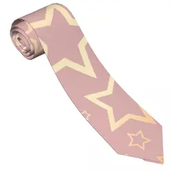 Mens Tie Classic Skinny Starry Rose Gold Neckties Narrow Collar Slim Casual Tie Accessories Gift