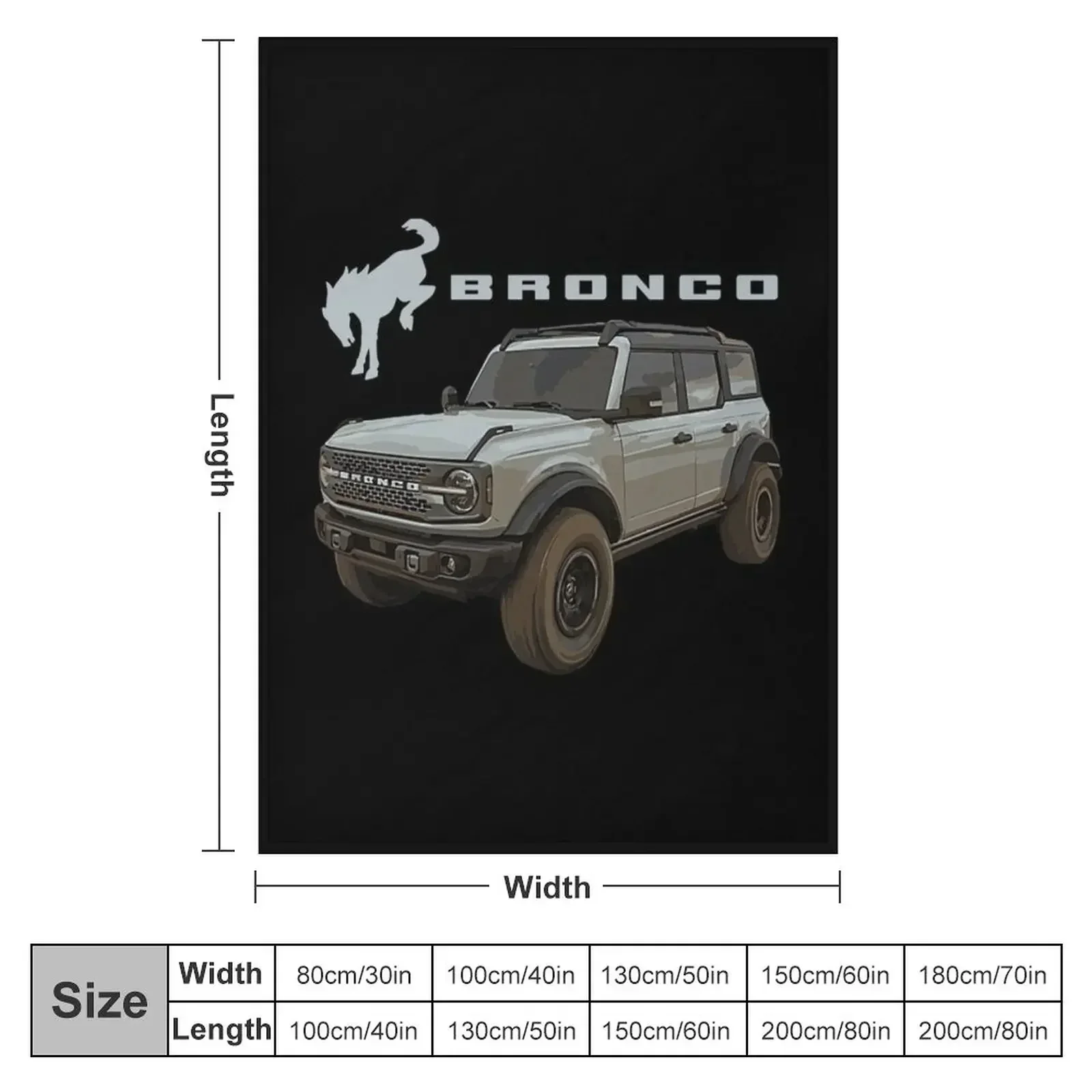 Cactus Grey Bronco Throw Blanket couch cozy soft plush fuzzy picnic outdoor blanket
