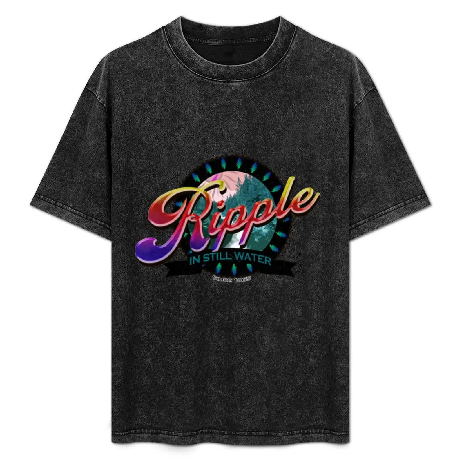 

RIPPLE T-Shirt oversized graphic tee designer shirts Men's clothing