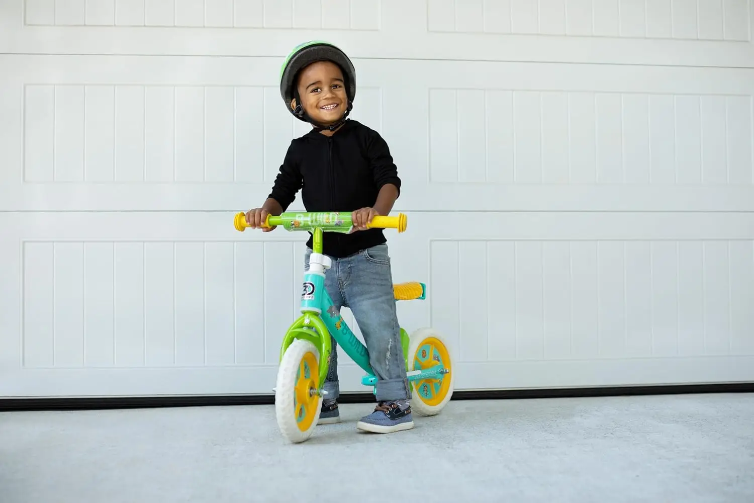 Magna B-Wild Balance Fiets Voor Kinderen Ideaal Voor Peuters, Lichtgewicht En Duurzaam, Leuk En Kleurrijk Ontwerp, Perfect Voor Het Leren Van Ba