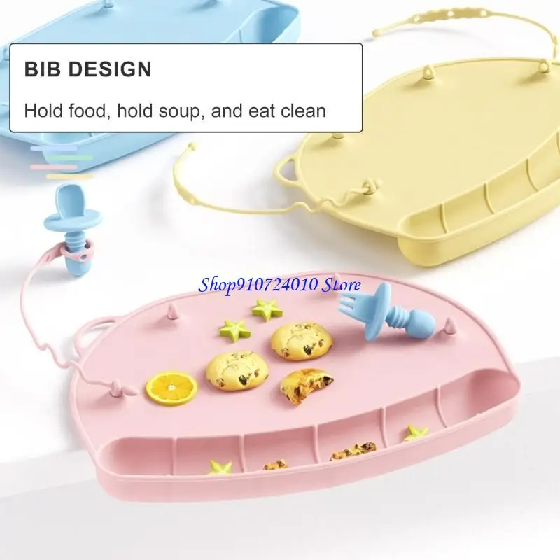 

77HD детское силиконовое размещение с карманами для ловца еды нельзя.