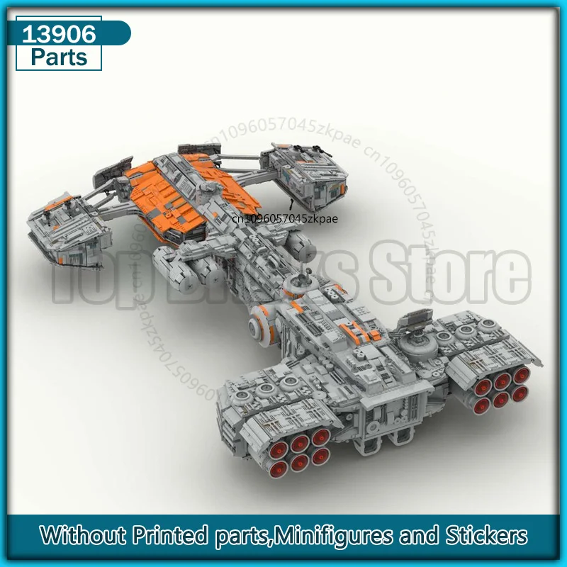 

UCS Bunker Buster Spaceship MOC Building Block Technology Bricks Model Sets DIY Assembly Display Collection Transportion Toys