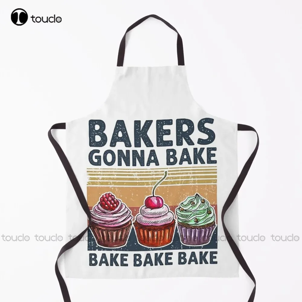 

Фартук в стиле ретро Bakers Gonna Bake Bake, фартуки для сервера для женщин и мужчин, унисекс, для взрослых, садовый кухонный фартук для уборки дома