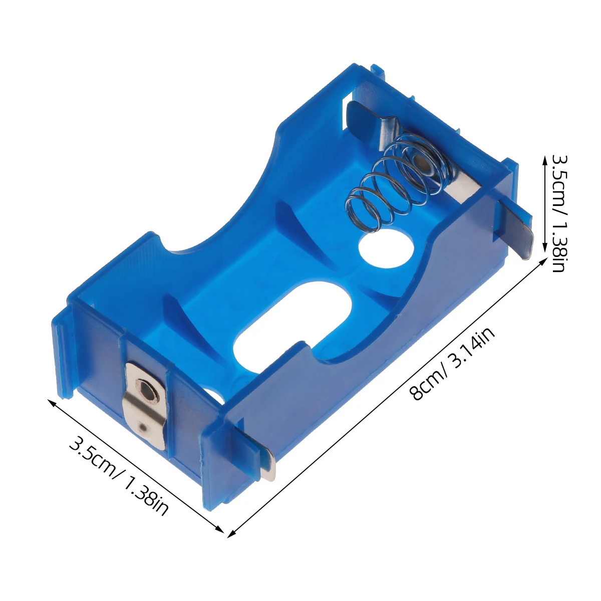 

4 Pc Case Blue Holder for Parallel Connection Professional with Interlocking Tabs