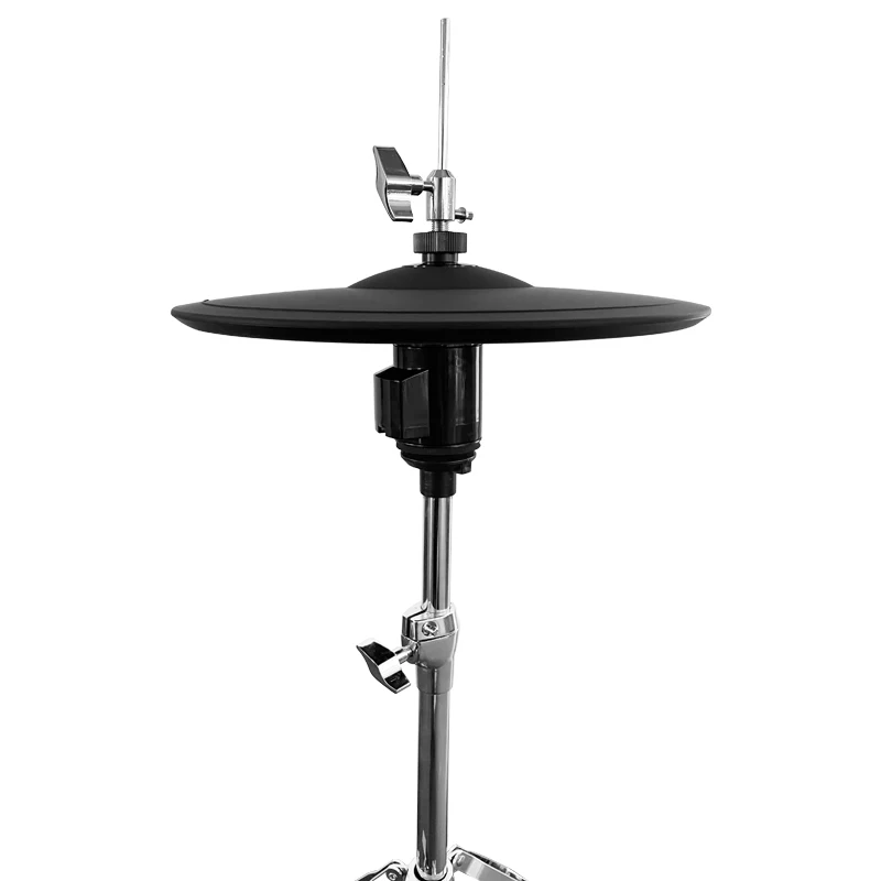 13-Inch dual-zone high hat compatible with various brands, including metal brackets and electronic cymbals