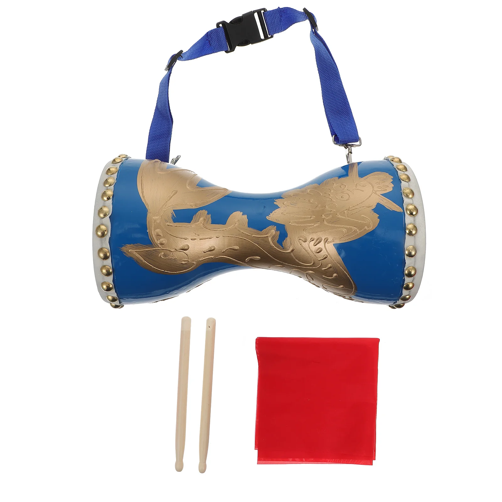 

12cm 14cm H Cowhide Square Dance Waist Drum Children Drum Adjustable Strap Included High Quality Durable Portable