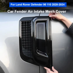 For Land Rover Defender 90 110 2020-2024 Car Leaf Board Air Intake Grille Insect Proof Grille Fender Screen Anti-Blocking Cover