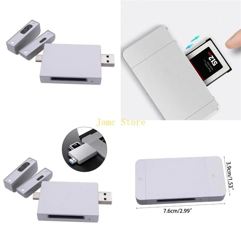 

LX0B надежный прочный прямоугольный чтения карты CFEXPRESS с интерфейсом USB C