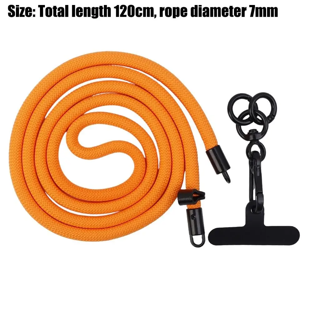 

1 шт., ремешок для мобильного телефона для скалолазания, длина 120 см, вращающаяся застежка, ремешок для телефона через плечо, страховочная веревка, регулируемый шейный ремешок, шнур-цепочка