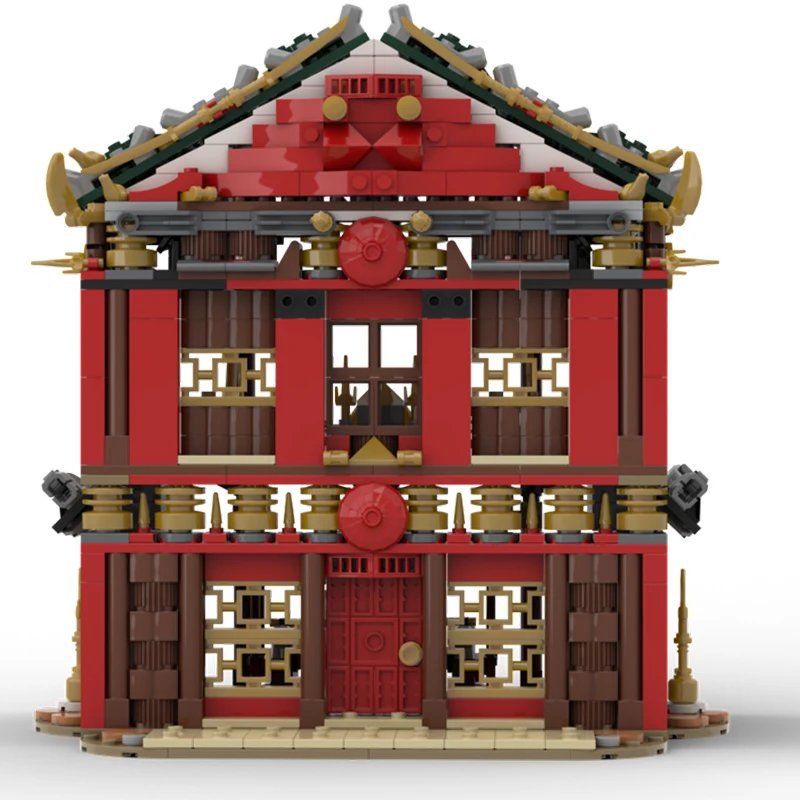 905PCS MOC Modular Buildings Dojo DIY Educational Building Blocks Assembly Toys for Kids Birthday Gift
