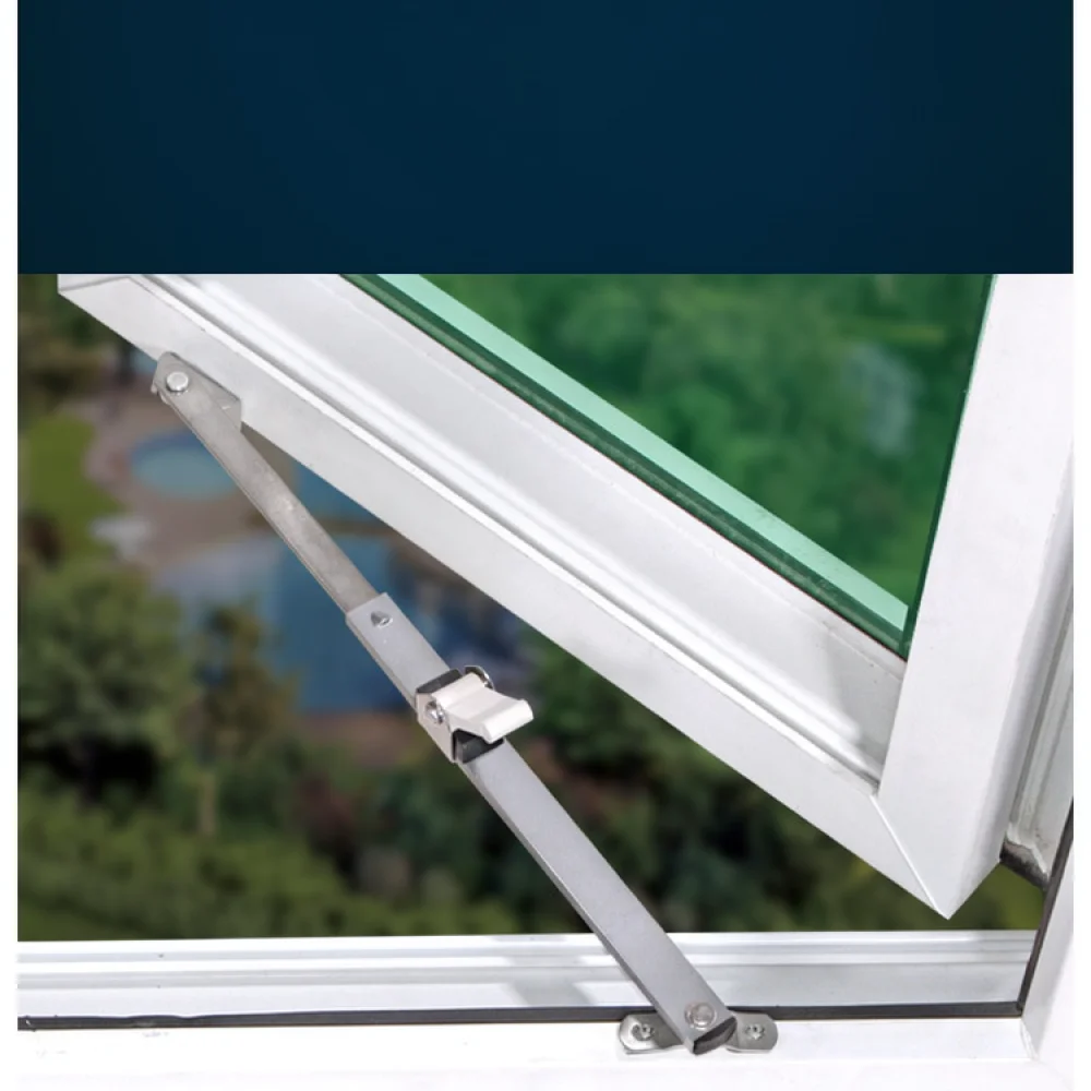 Adjustable Window Positioning Stay Telescopic Wind Stopper Aluminum Alloy Stainless Steel Hardware For Casement Windows