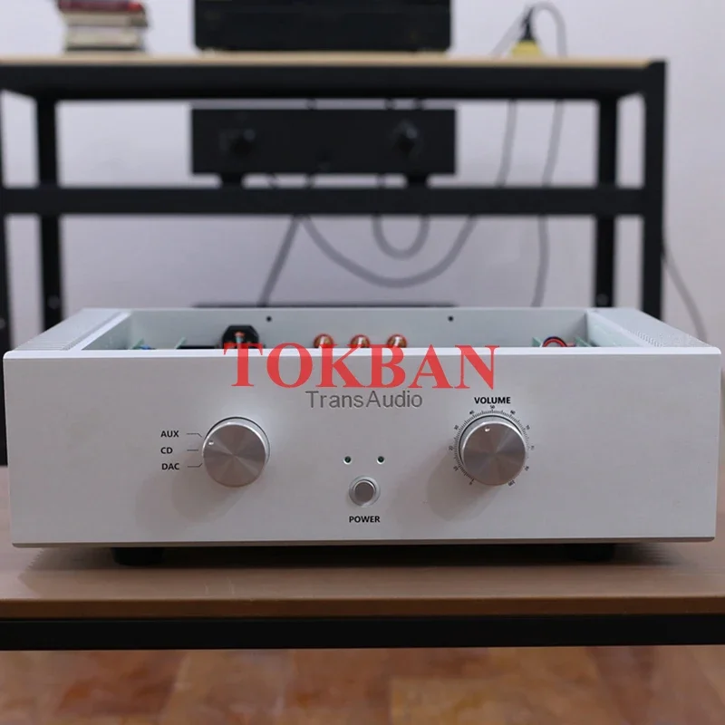 Tokban T5.2 &A5.2 Power Amplifier 60w*2 120w*2 High Power MBL Preamp OPA828 Class AB Amp HIFI Amplifier Audio