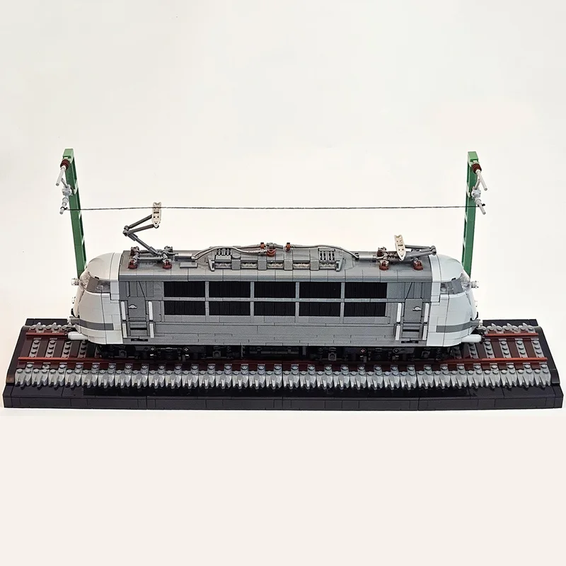 2598 قطعة MOC قاطرة ألمانية رمادية نموذج مدرب لعبة بناء كتل العمارة تجميع هدايا عيد الميلاد لتقوم بها بنفسك فكرة عيد الميلاد #2
