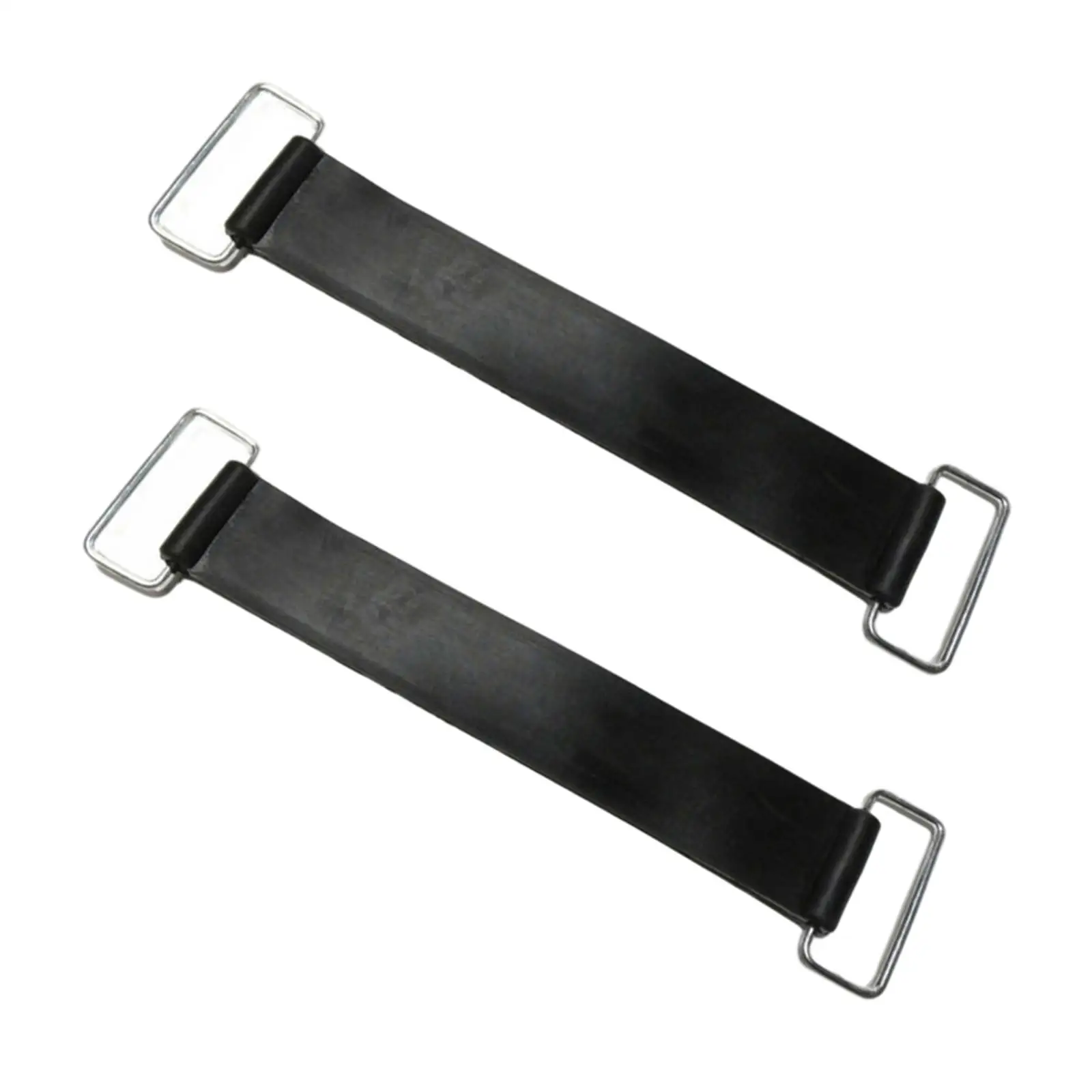 

2x Non Slip Battery Straps Rubber Band, Stretchable Durable Elastic Black