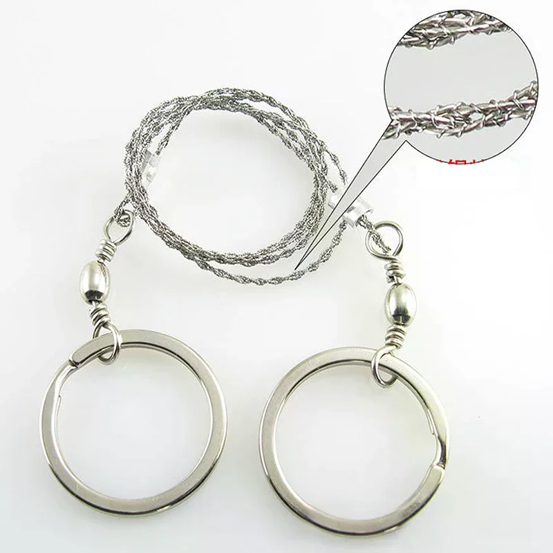 Hand Operated Wire Saw Chain Saw Rope Saw Wire Saw Rescue Saw Wilderness Survival Cable Saw Equipment Outdoor Survival Supplies