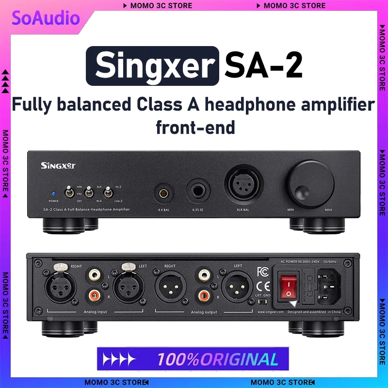 Singxer SA-2, полностью балансный дискретный компонент, предусилитель для наушников класса A