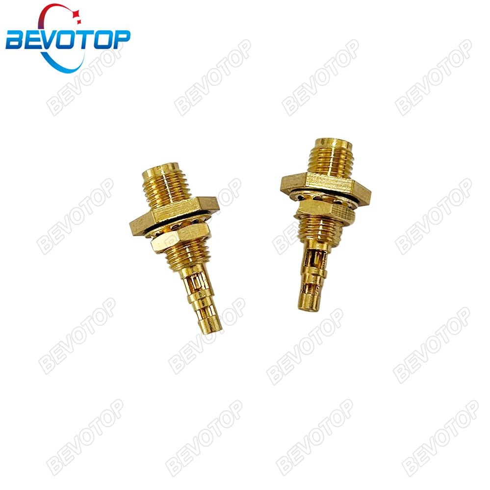 10pcs/lot SMA Female Rear Screw O-Ring Bulkhead Solder RG178/RF1.37 Cable RF Connector Gold Plated 50 Ohm BEVOTOP