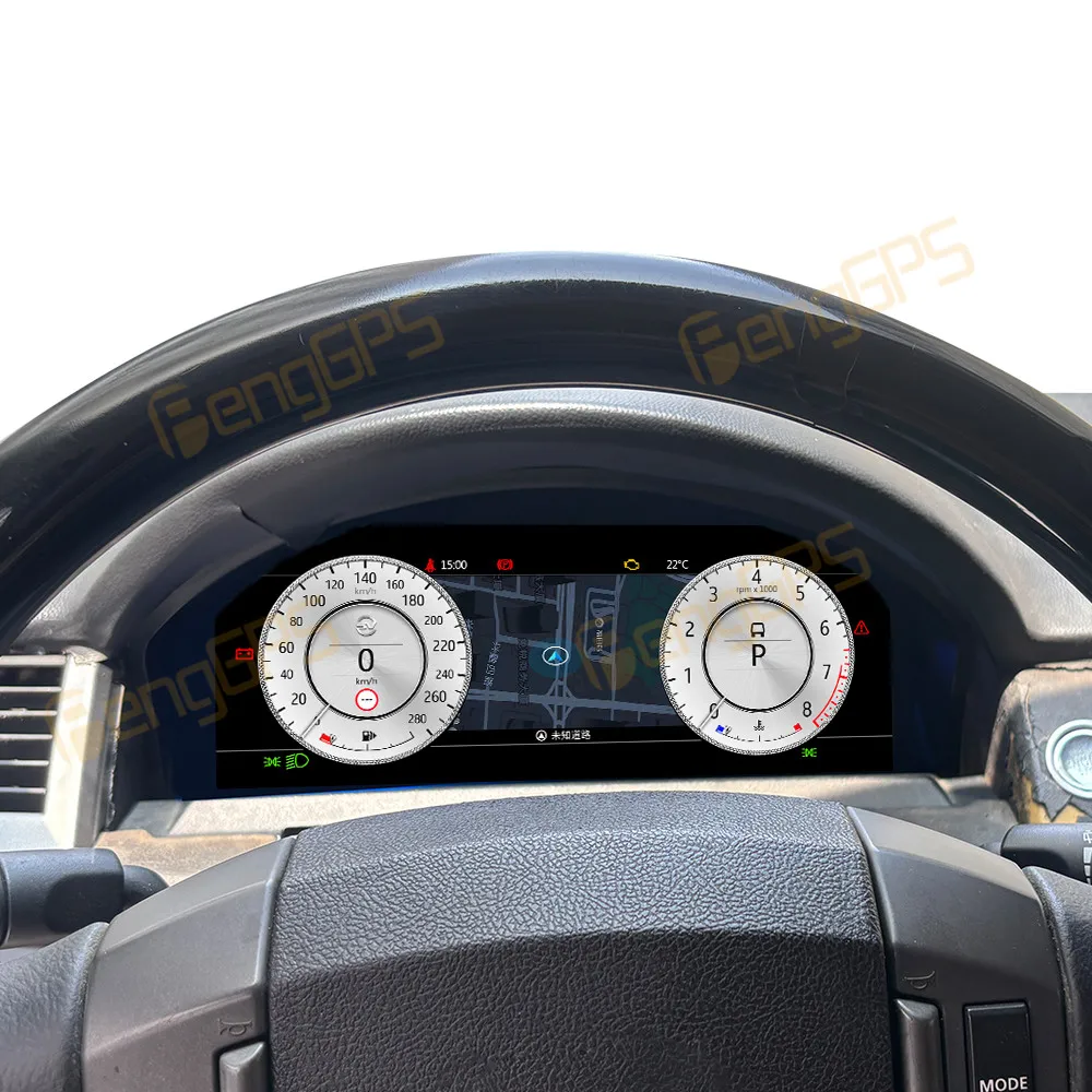 12.3 Inch Digital Cluster Odometer Screen For Land Rover Range Rover Sport Discovered 3 2005-2009 LCD Instrument Panel Virtual