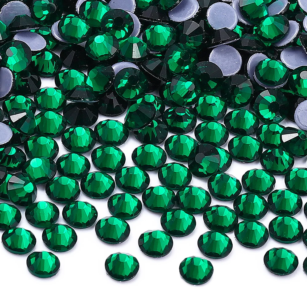 SS6-SS20 1440Pcs/Bag Hotfix Glass Round Rhinestones Hotsale Wedding Dress Decoration Crystal For Nail Art DIY Accessories