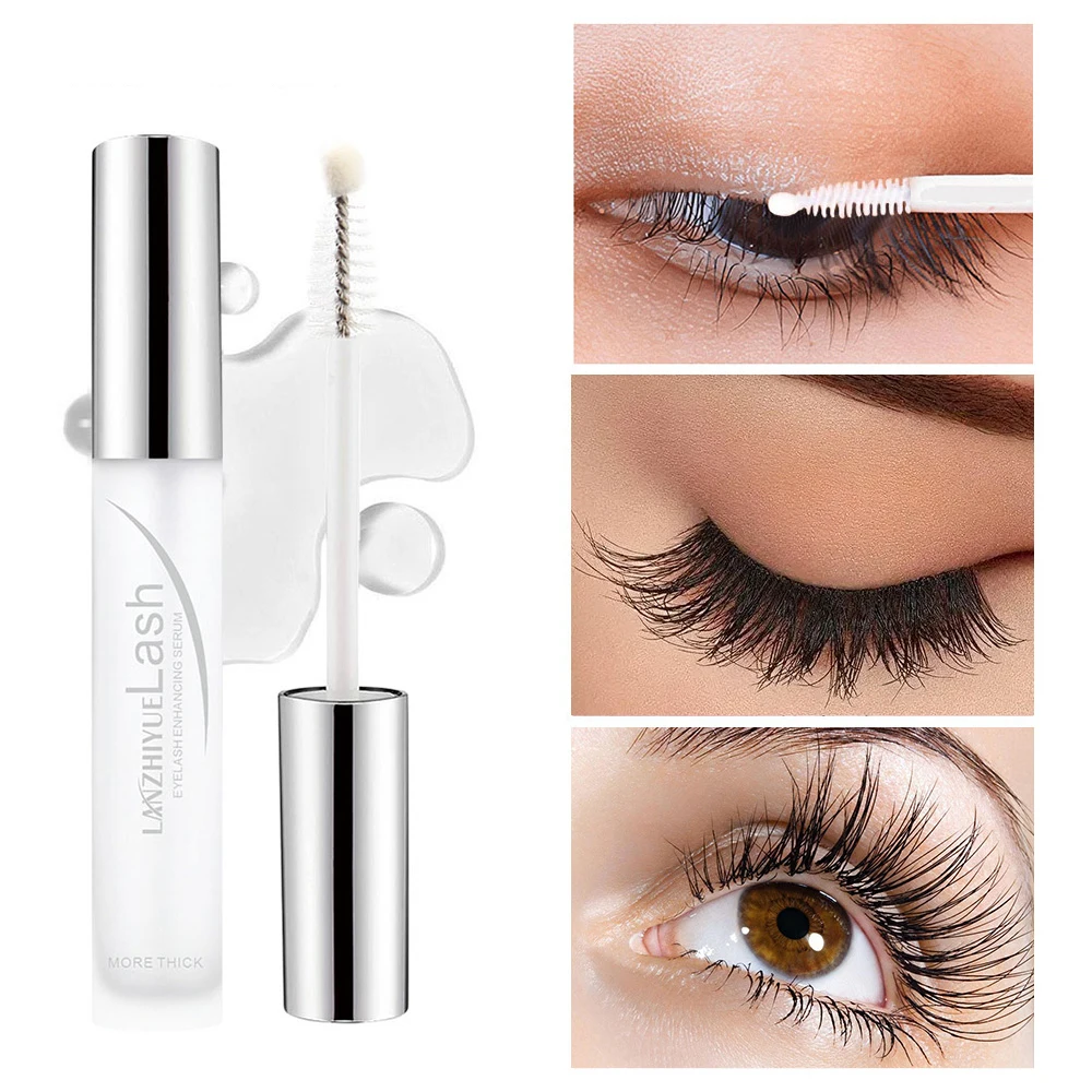 Siero per la crescita rapida delle ciglia, potenziatore naturale delle sopracciglia delle ciglia, cosmetici per ciglia arricciate più spesse, prodotto per la crescita delle ciglia