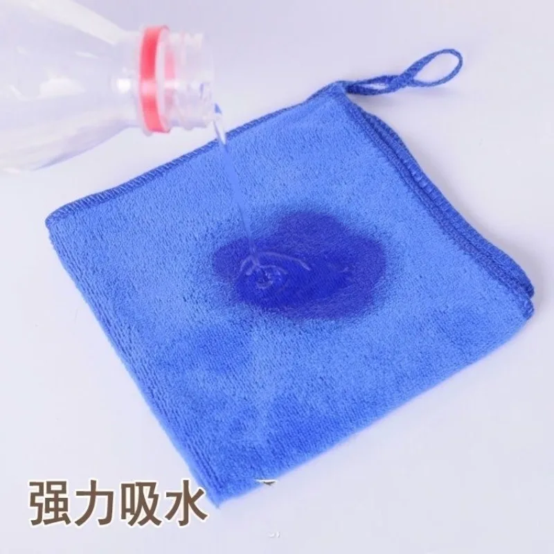 10pcs Cleaning Towels Hanging Square Towels Golf Club Towel Portable Wiping Cloths Multi-purpose Kitchen Cloths Home Textile