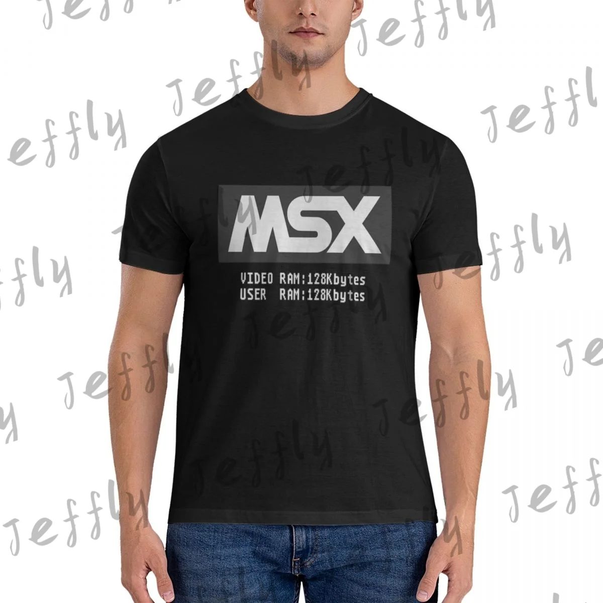 MSX BIOS Cool Casual Daily Men\'s Basic Short Sleeve T-Shirt