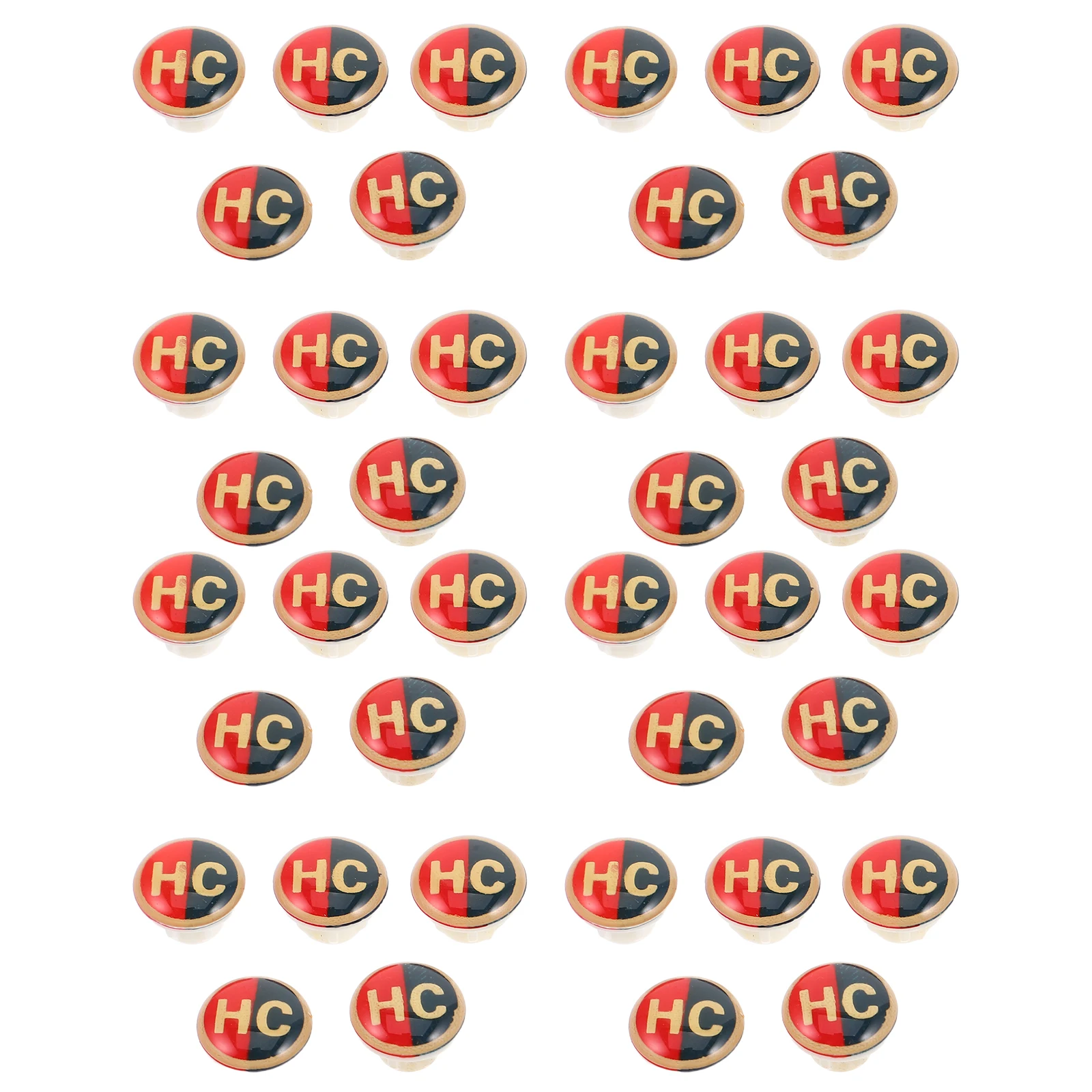 40pcs Hot Cold Indicator For Faucets 6.7Mm Holes Water Temperature Signs For Kitchen Bathroom Sinks Replacement Part Faucet