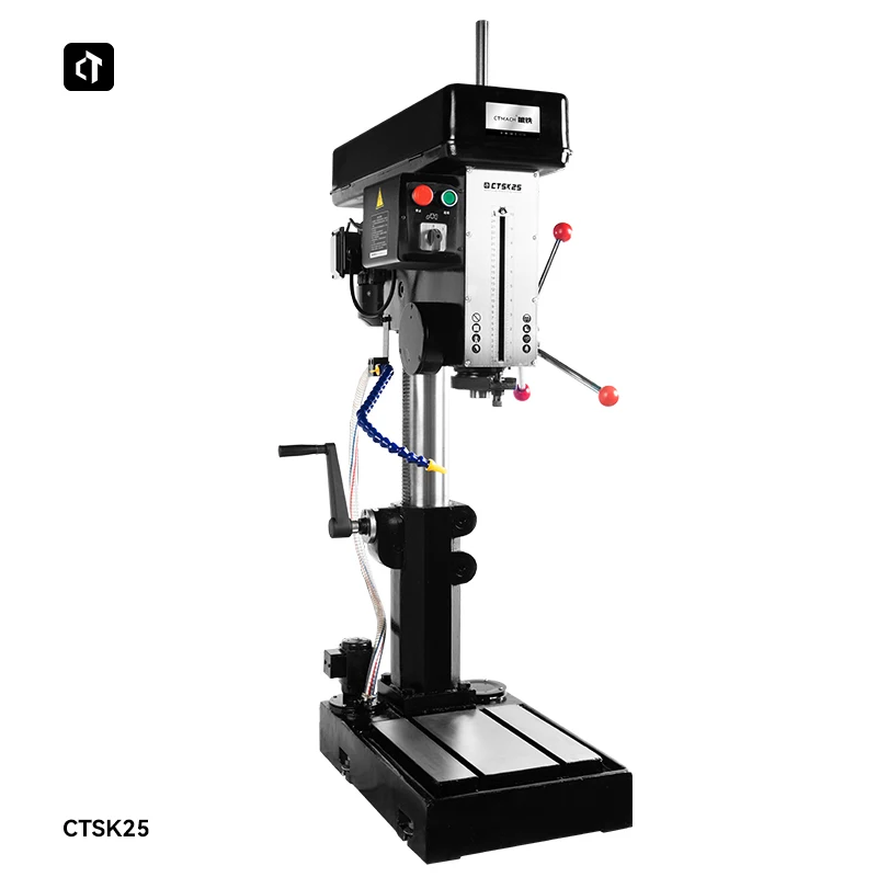 CTMACH CTSK25 1100W Bench Drill Press Vertical Deep Hole Processing Machine 250mm Large Travel