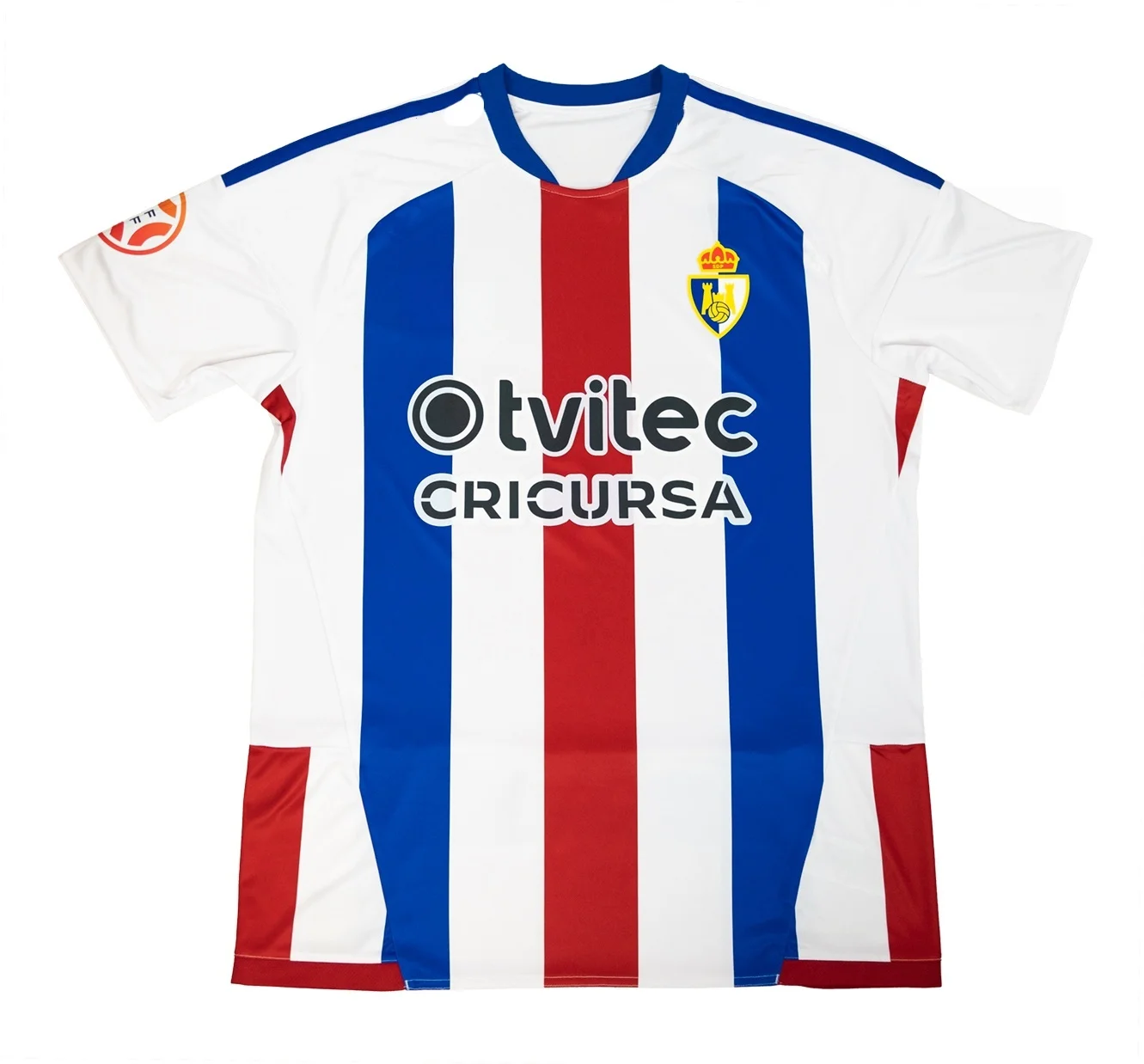 2026 Camisa de Futebol Impressa em 3D Ponferradina Masculina de Verão Respirável de Secagem Rápida Manga Curta Roupas Combinando para a Família